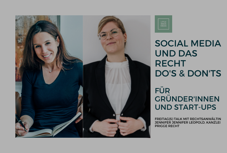 Social Media und das Recht für Gründerinnen und Start-ups