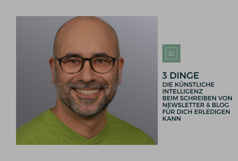 Mit künstlicher Intelligenz schreiben, Frank Sarodnick