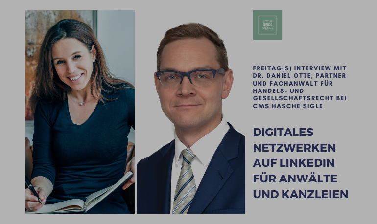 LinkedIn für Anwaelte und Kanzleien Interview mit Dr. Otte