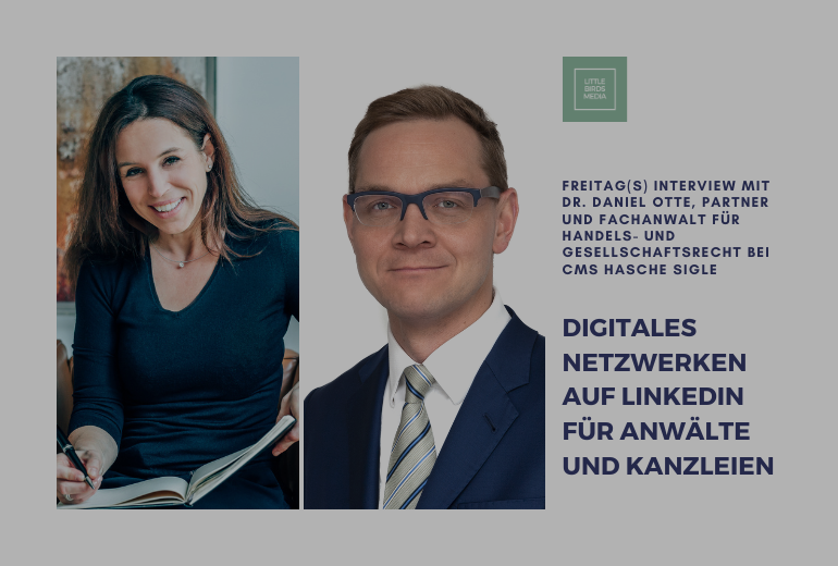LinkedIn für Anwaelte und Kanzleien Interview mit Dr. Otte