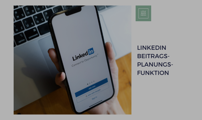 LinkedIn Beitrags-Planungsfunktion
