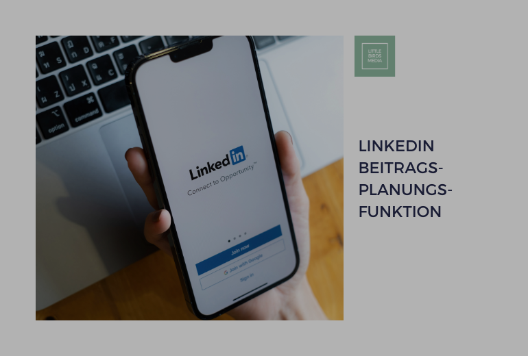 LinkedIn Beitrags-Planungsfunktion