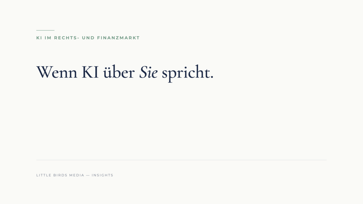 Wenn KI über Sie spricht: Was LinkedIn als Quelle so mächtig macht